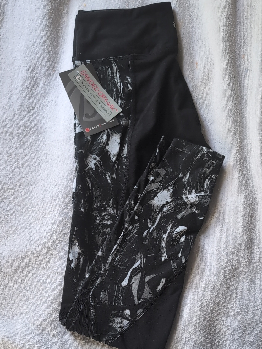 BALLY Total Fitness Woman's/Jr.'s "Grey Limestone" Pull-on Leggings - Size S